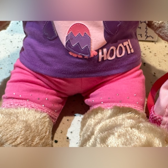 Build-A-Bear Owl Shirt, Leggings, Backpack and Underwear, Plush NOT Included - Picture 7 of 15